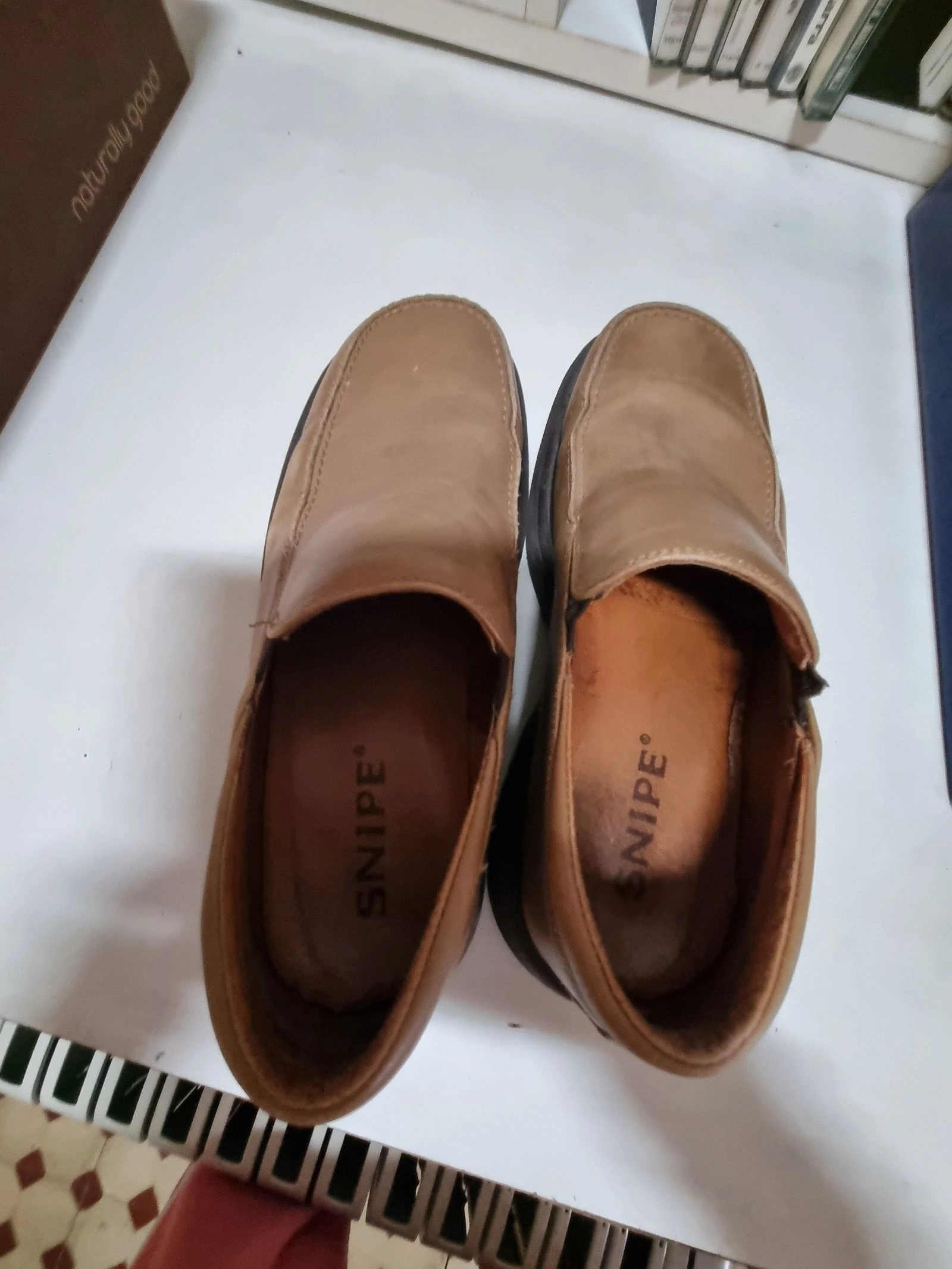 Brown Men's Snipe Shoes Size 42 – photo 2